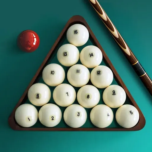 Billar 3D: Pirámide rusa