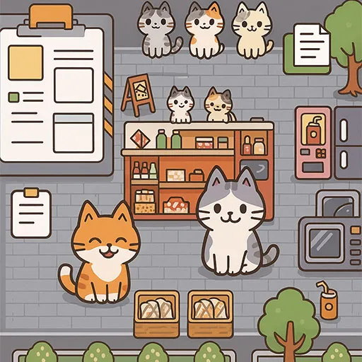Restaurante Miniatura para Gatos