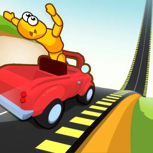 Carrera de coches cuesta abajo: prueba de choque